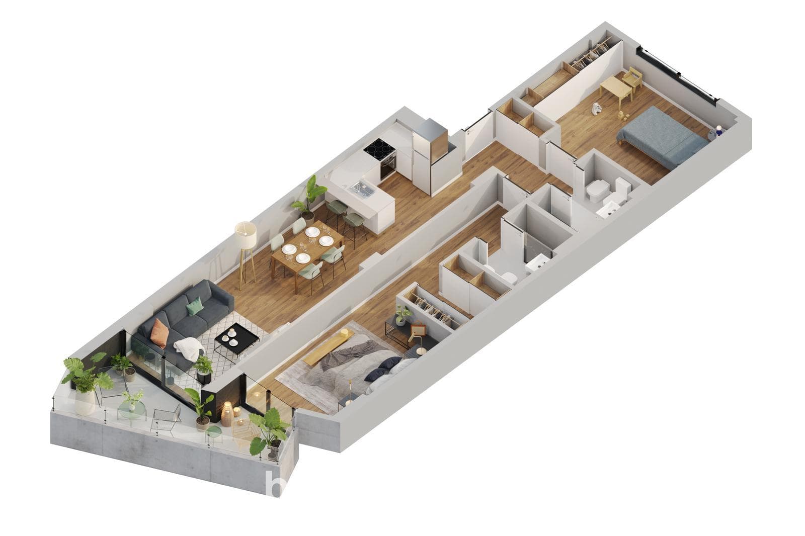 3-room apartment for sale. Palermo