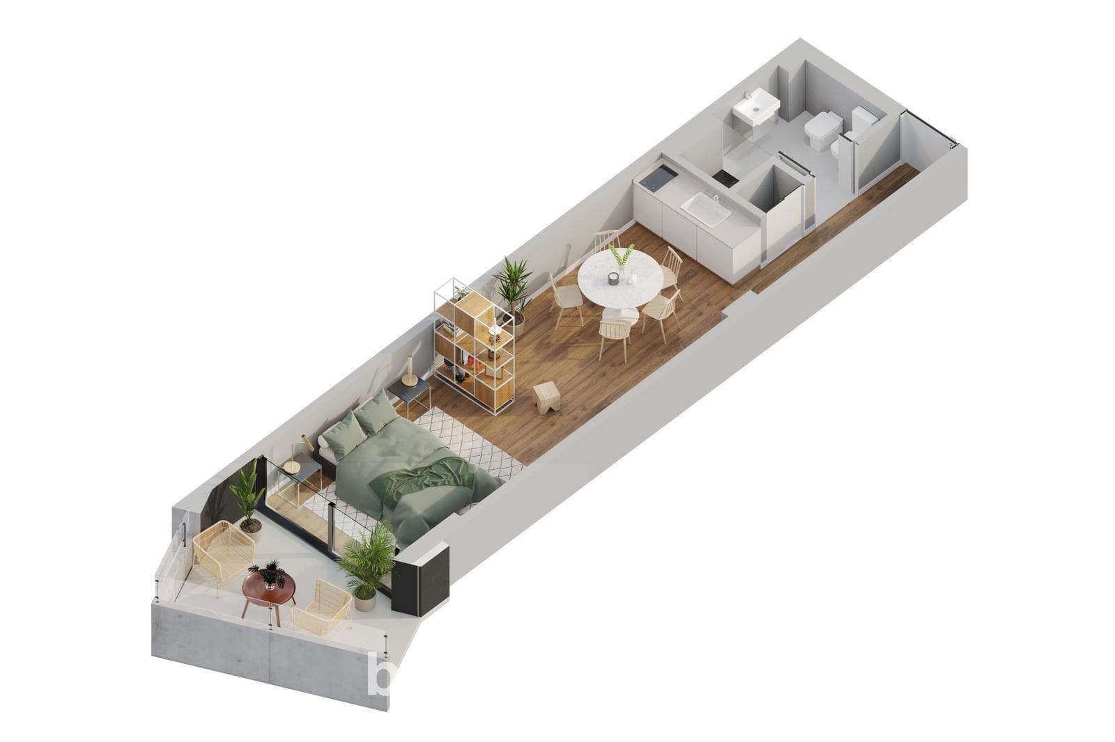 3-room apartment for sale. Palermo