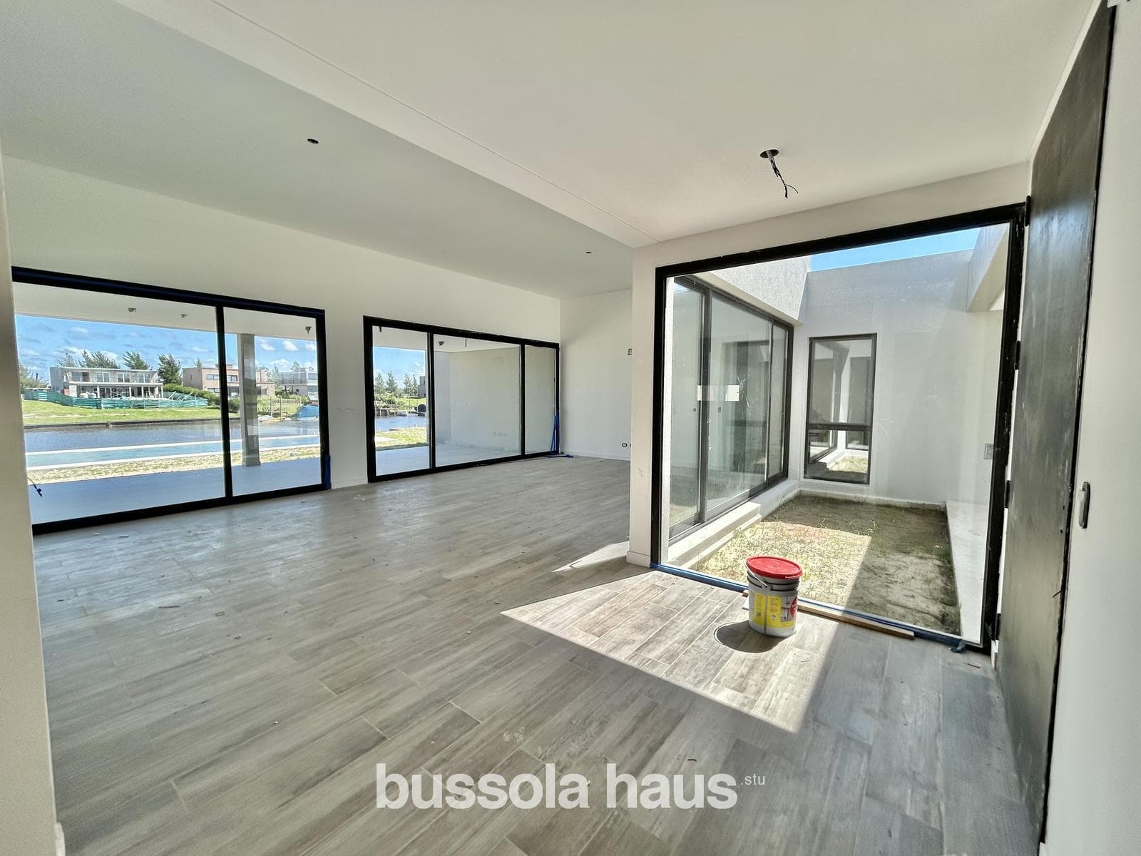 Brand-new, single-story house for sale in Naudir with access to the river