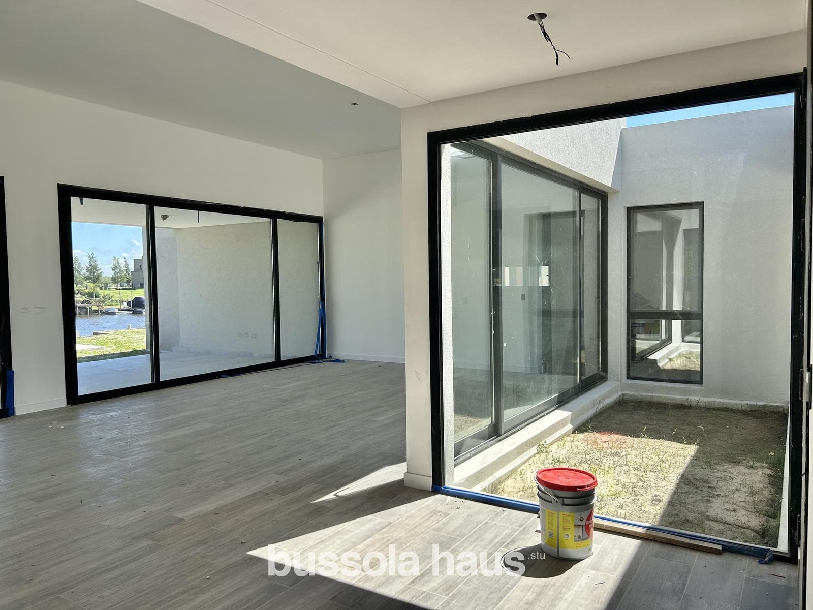 Brand-new, single-story house for sale in Naudir with access to the river