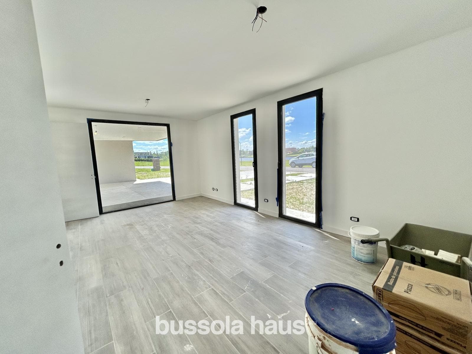 Brand-new, single-story house for sale in Naudir with access to the river