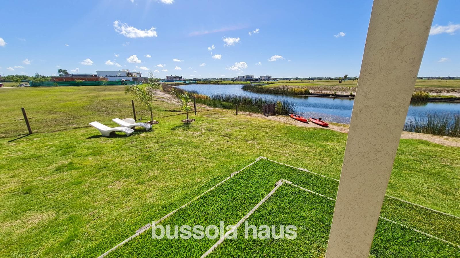 6-room house on stilts for sale on the central lake