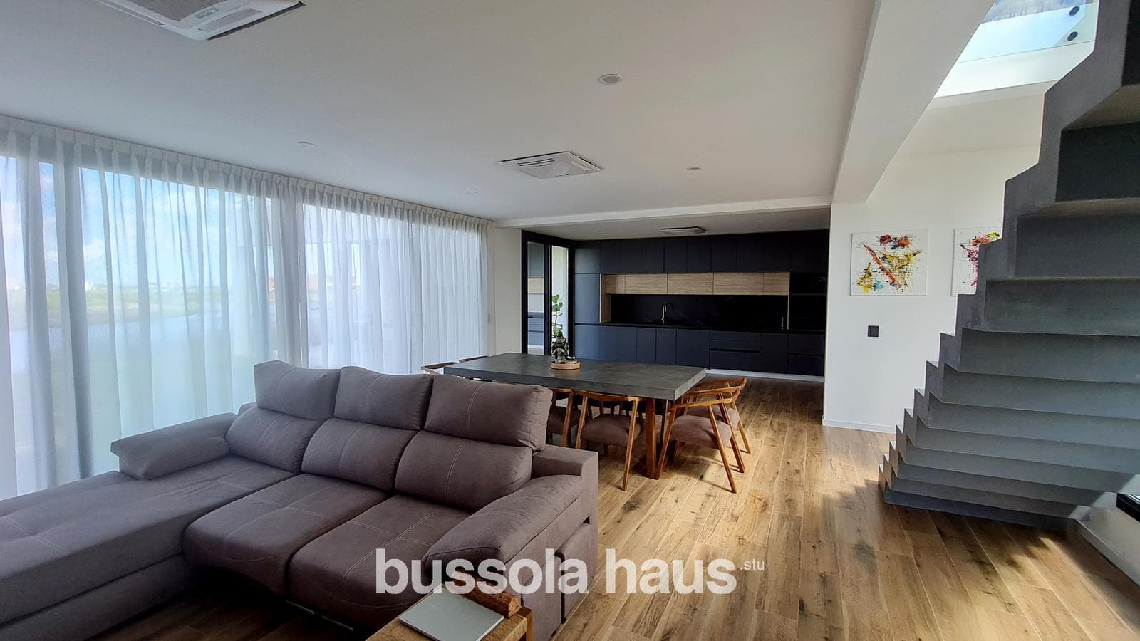 6-room house on stilts for sale on the central lake