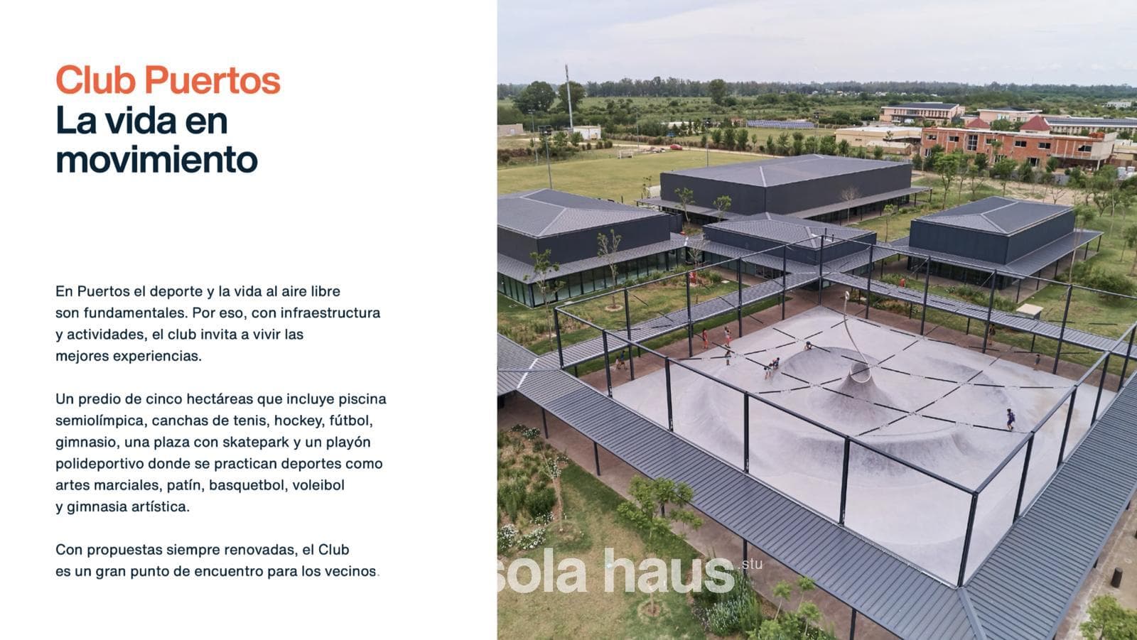 House for sale in the Riberas neighborhood, financing available through Puertos Escobar