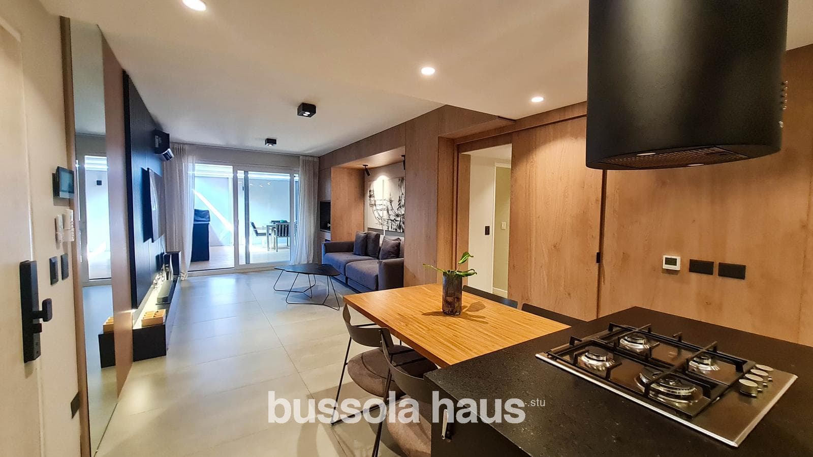 3-room apartment for sale with garage and ground-level patio in Belgrano