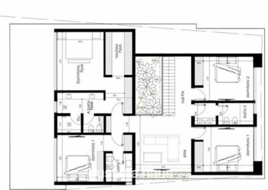 House on an interior lot in Carpinchos, Nordelta