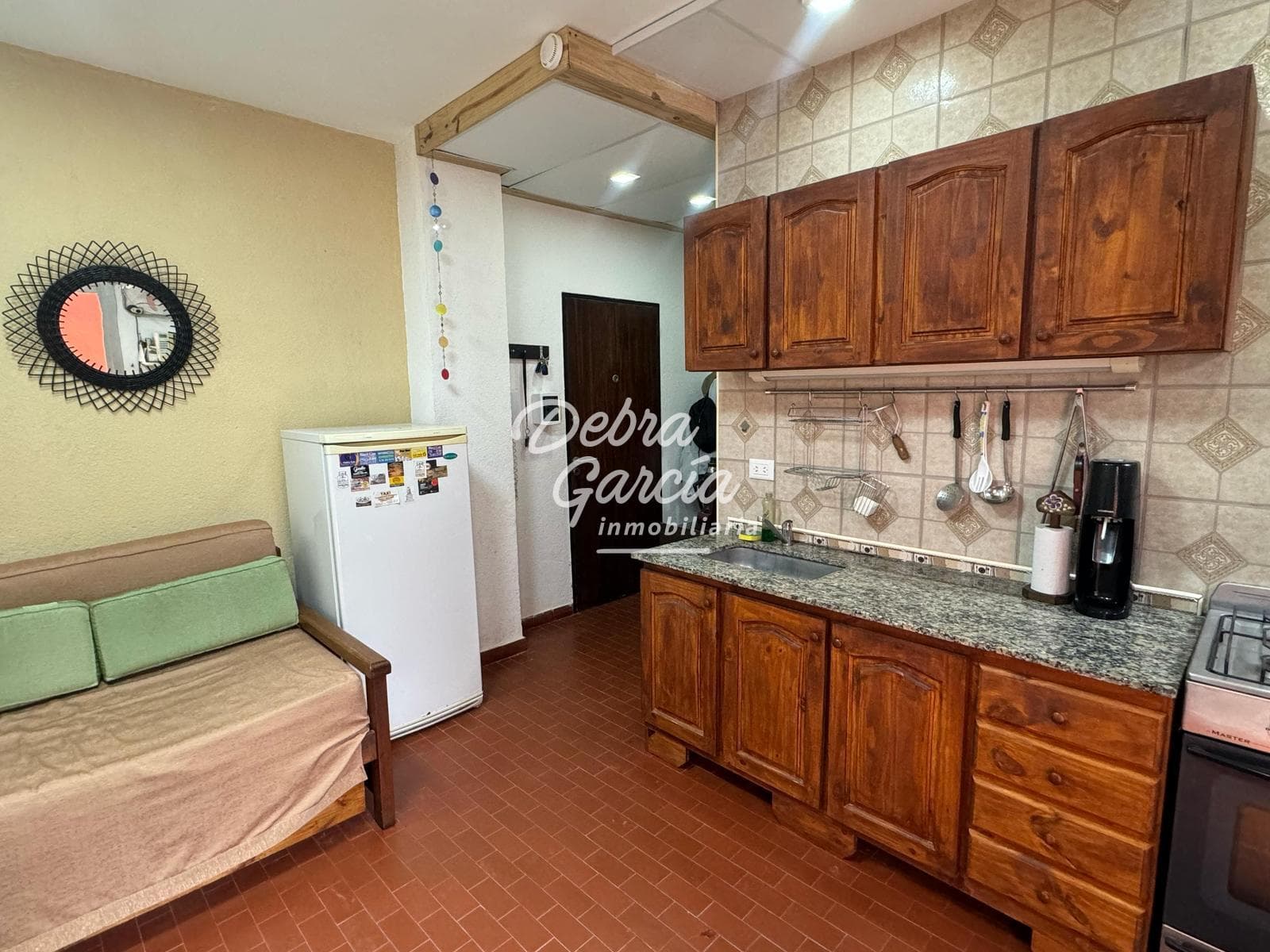 2-ROOM APARTMENT FOR SALE IN SAN BERNARDO—GROUND FLOOR, WITH A PATIO AND LAUNDRY AREA
