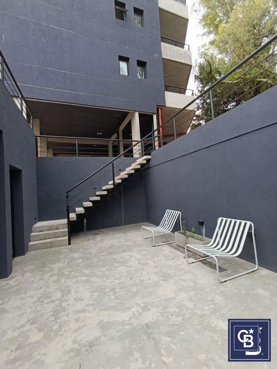 Studio apartment for sale with a balcony and barbecue in the Zug Verdi Complex, Pilar