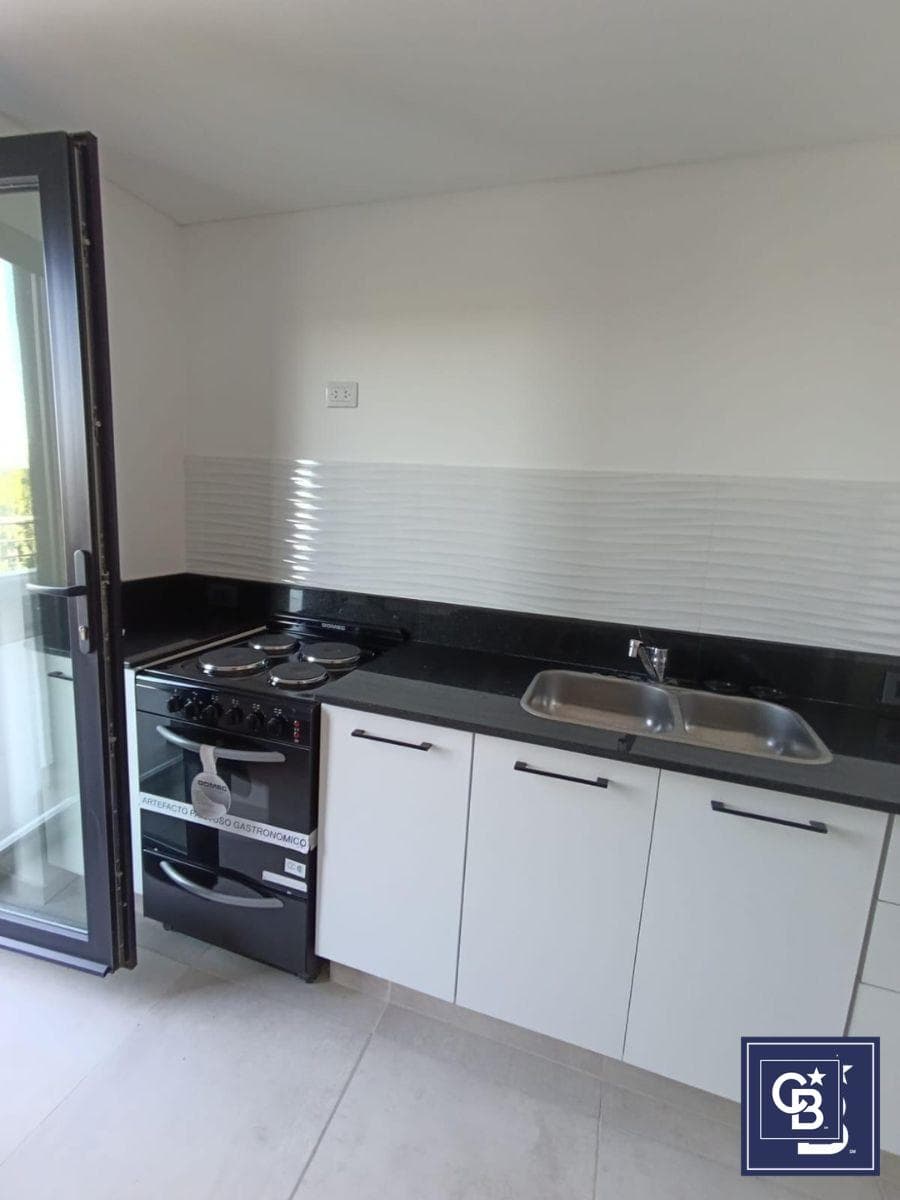 Studio apartment for sale with a balcony and barbecue in the Zug Verdi Complex, Pilar