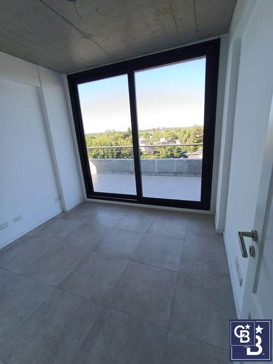 Studio apartment for sale with a balcony and barbecue in the Zug Verdi Complex, Pilar