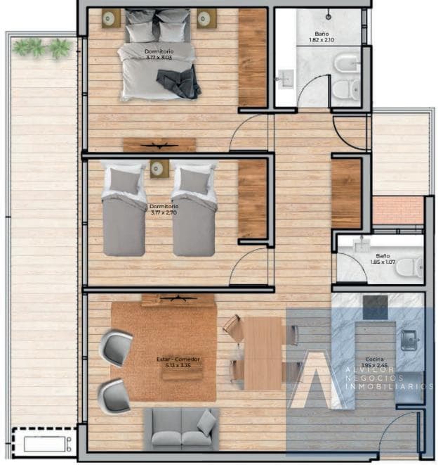 2-Bedroom Apartment for Sale, Buceo AP6250811
