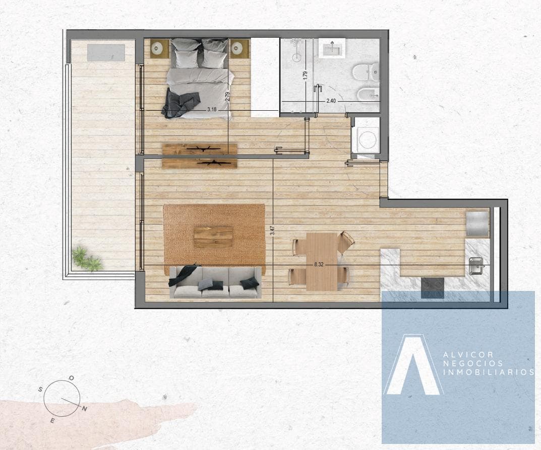 1-Bedroom Apartment for Sale, Buceo AP6251081