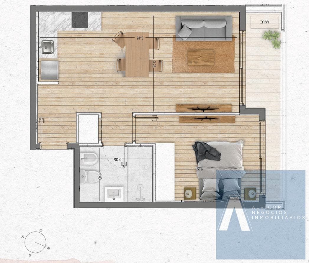 1-Bedroom Apartment for Sale, Buceo AP6251095