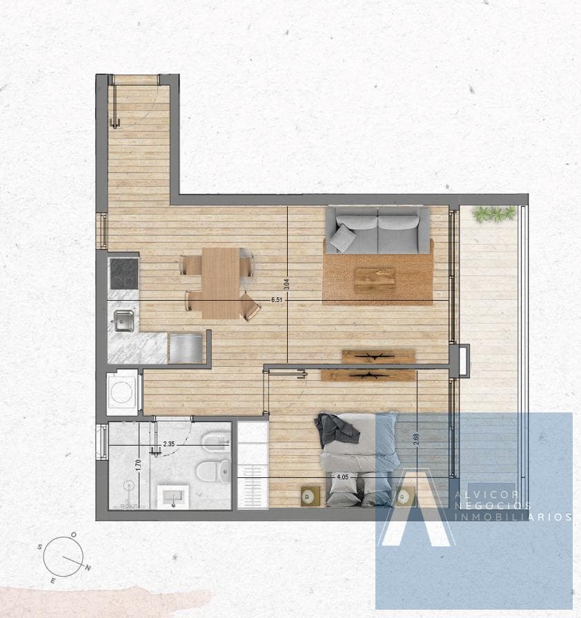 1-Bedroom Apartment for Sale, Buceo AP6251141