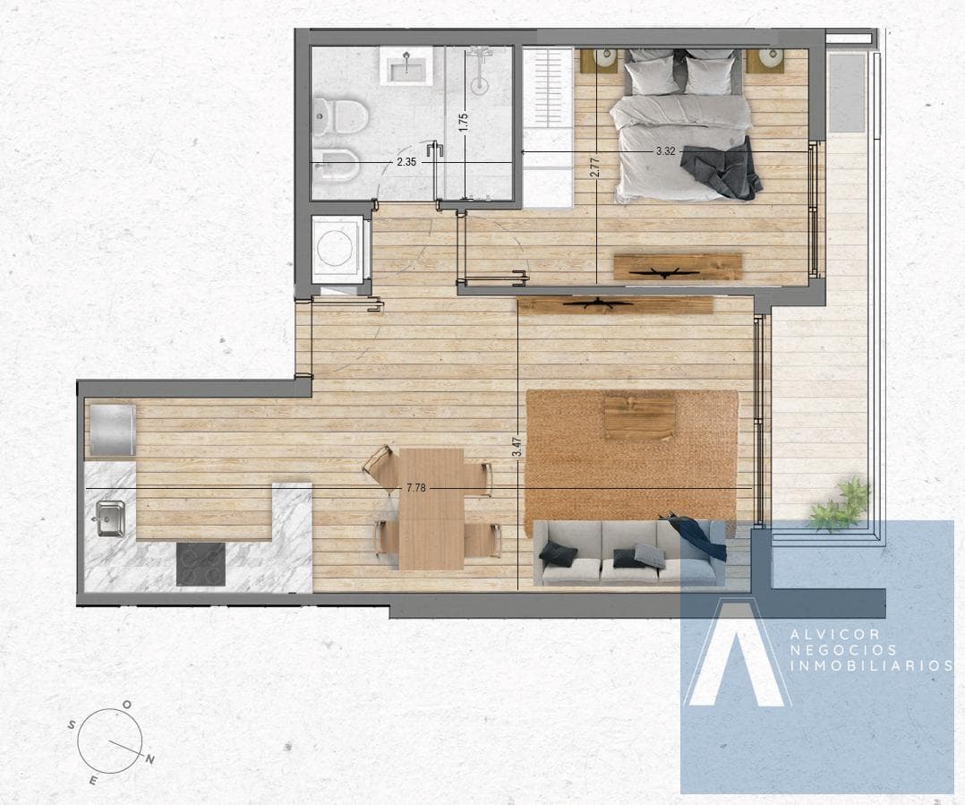 1-Bedroom Apartment for Sale, Buceo AP6251173