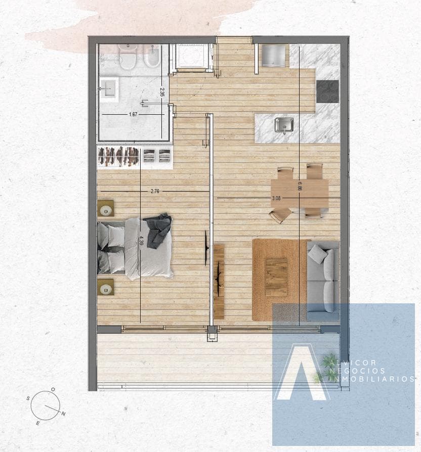 1-Bedroom Apartment for Sale, Buceo AP6251198
