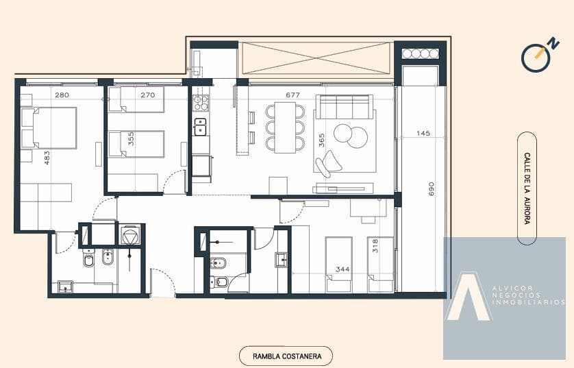 3-Bedroom Apartment for Sale, Parque Carrasco, AP7388143 - 501