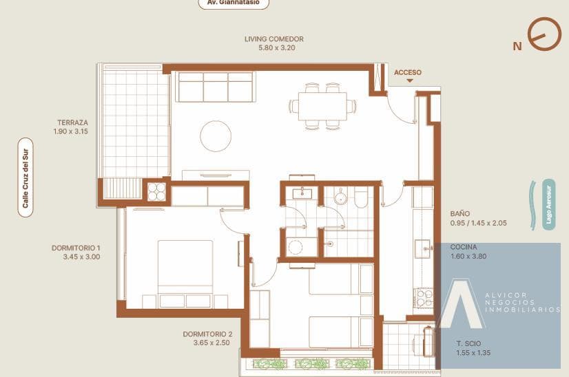 2-Bedroom Apartment for Sale, Lagos de Carrasco - AP7635627 - 107 TA