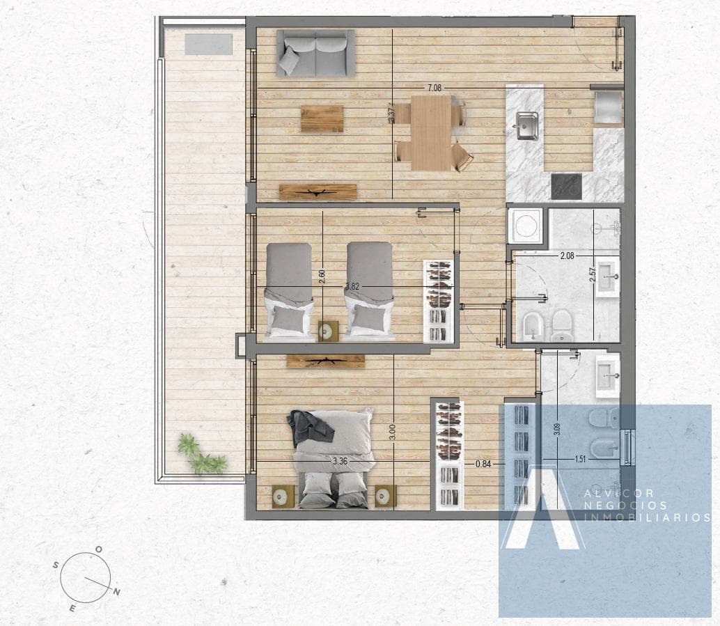2-Bedroom Apartment for Sale, Buceo AP7852791