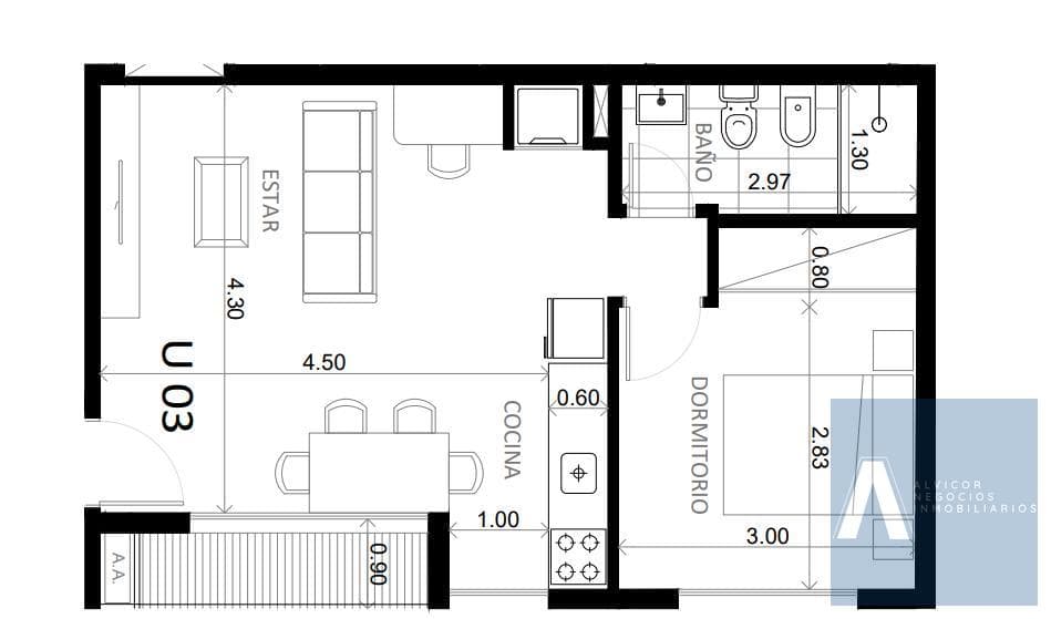 1-Bedroom Apartment for Sale in Cordón, Montevideo AP7875510 - 603