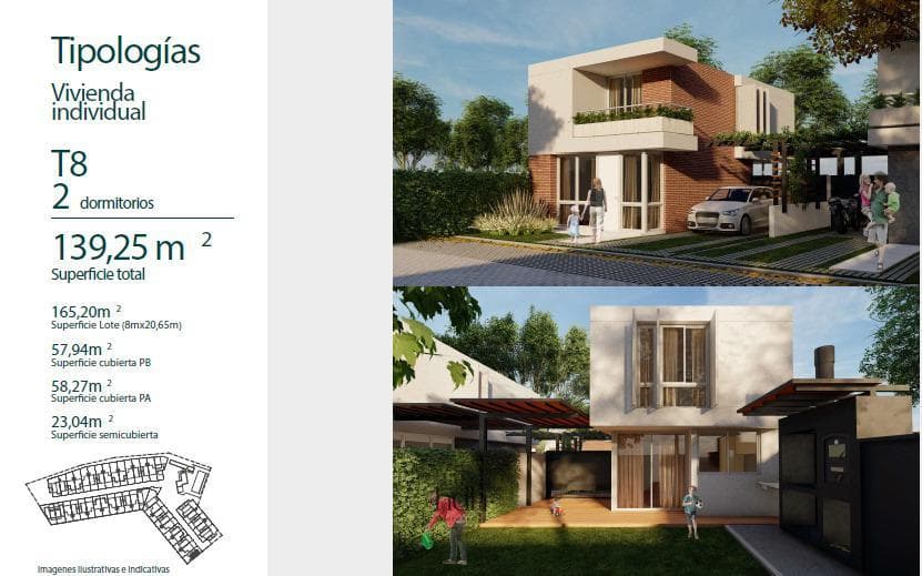 House for Sale in Housing Las Veras: 2-Bedroom Duplex with Patio in Valle Escondido
