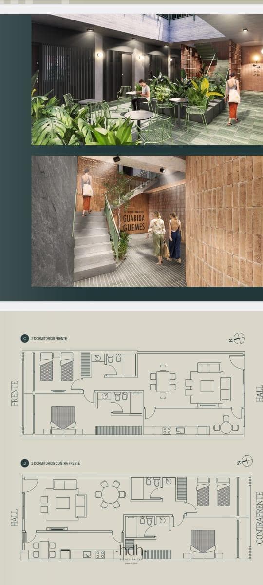 Apartment for sale in Güemes: Studio apartment with a brand-new parking space