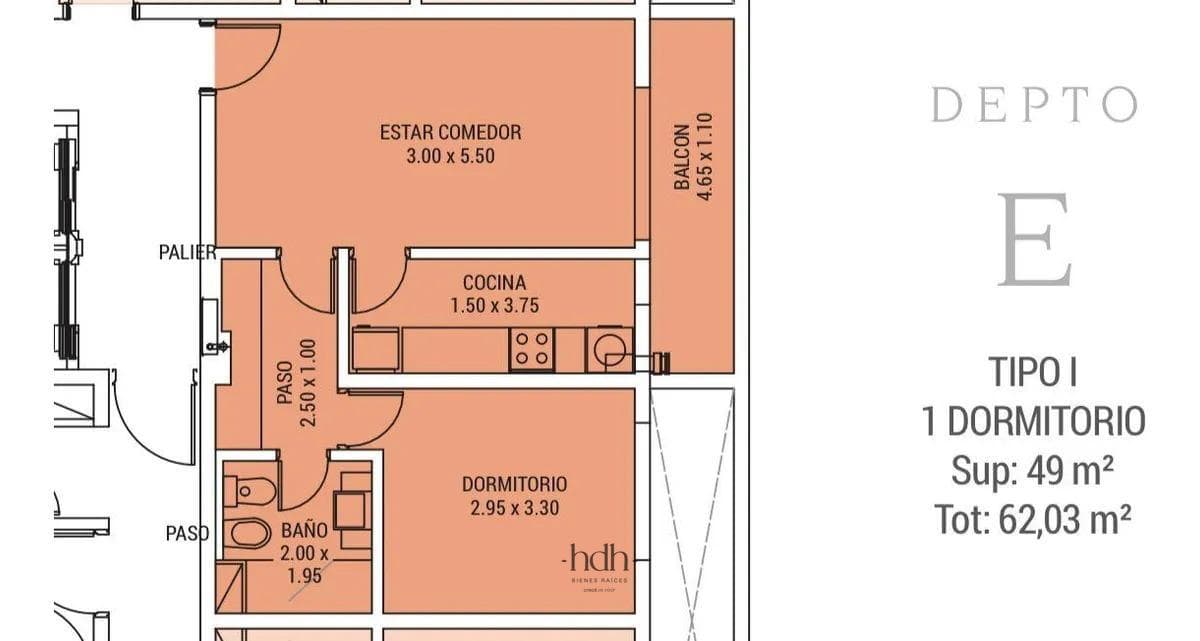 1-Bedroom Apartment in General Paz with Amenities, 12th Floor