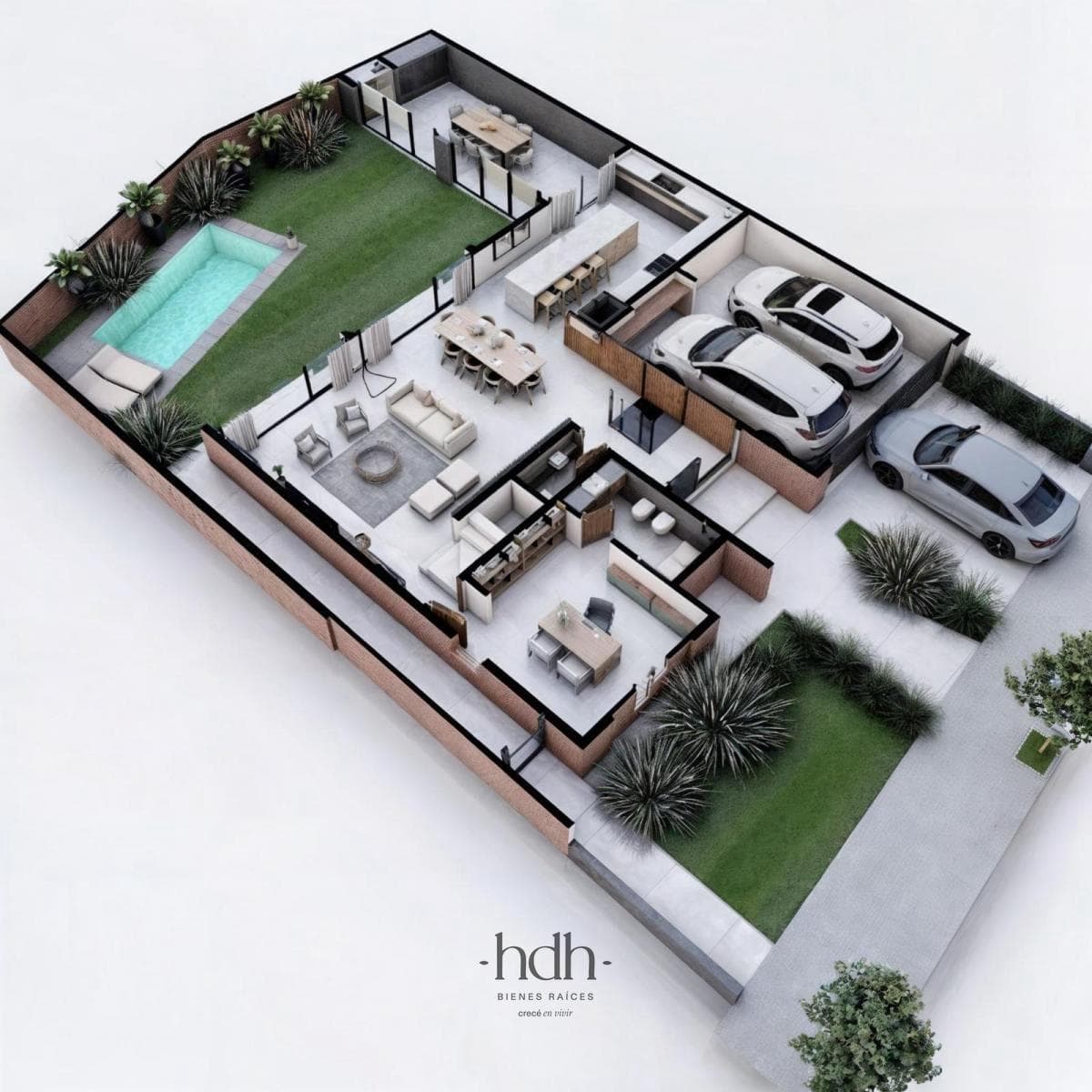 House for sale in Greenville II: 3 bedrooms, 3 bathrooms, with a pool