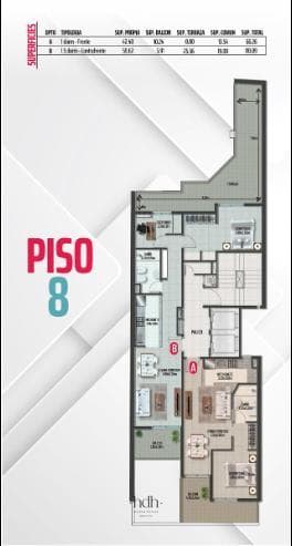 Brand-new 1-bedroom apartment for sale in Nueva Córdoba