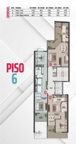 Brand-new 1-bedroom apartment for sale in Nueva Córdoba