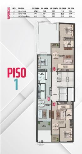 Brand-new 1-bedroom duplex apartment for sale in Nueva Córdoba