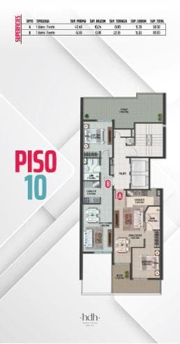 Brand-new 1-bedroom duplex apartment for sale in Nueva Córdoba