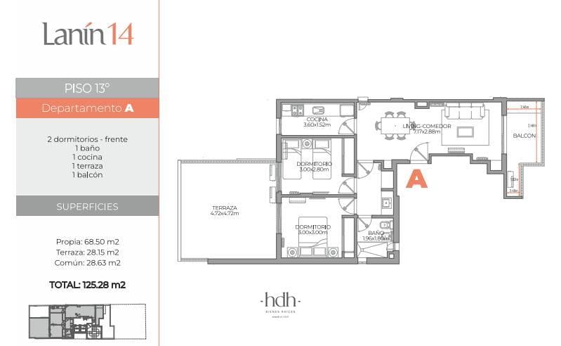 Brand-new 2-bedroom apartment for sale in Nueva Córdoba