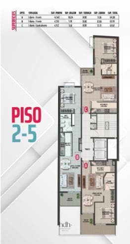Brand-new 2-bedroom apartment for sale in Nueva Córdoba