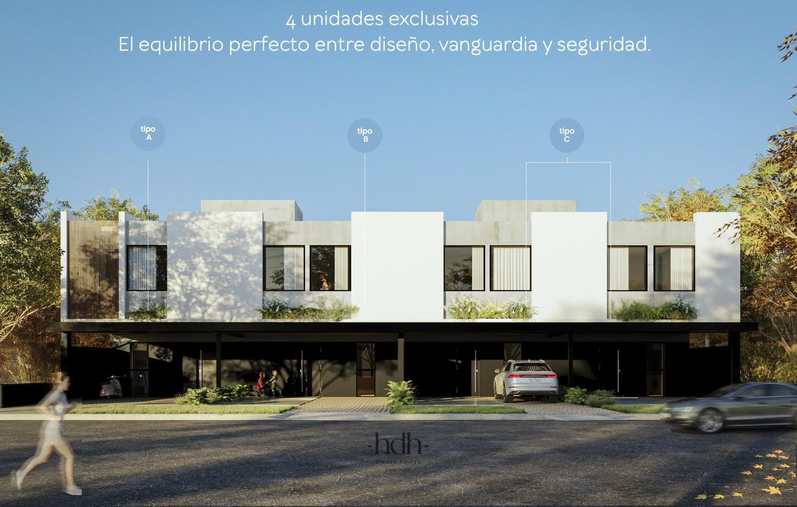 Duplex House for Sale: 3 bedrooms, 2 bathrooms, 1 half-bath, patio with security