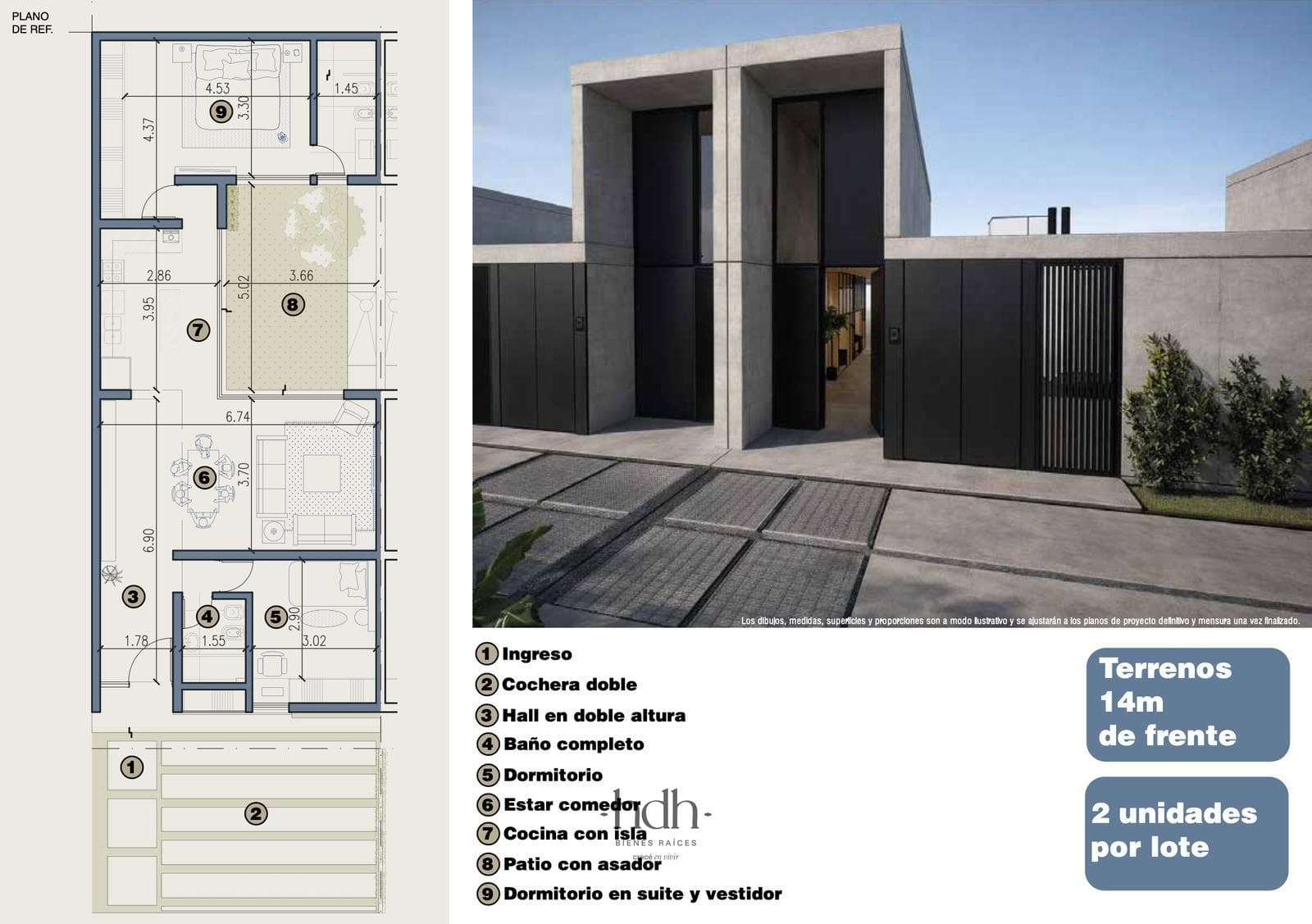 House for Sale: 2 bedrooms, 2 bathrooms, with a patio, 24-hour security, ground floor