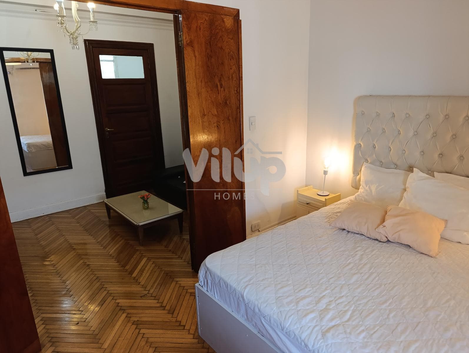 Furnished 2-room temporary apartment in Microcentro