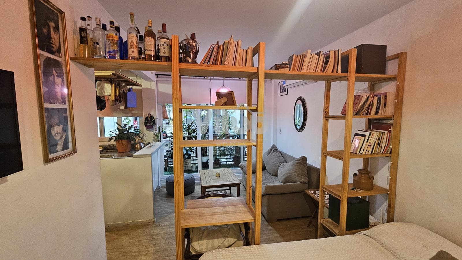 Studio apartment in Villa Crespo with a pool