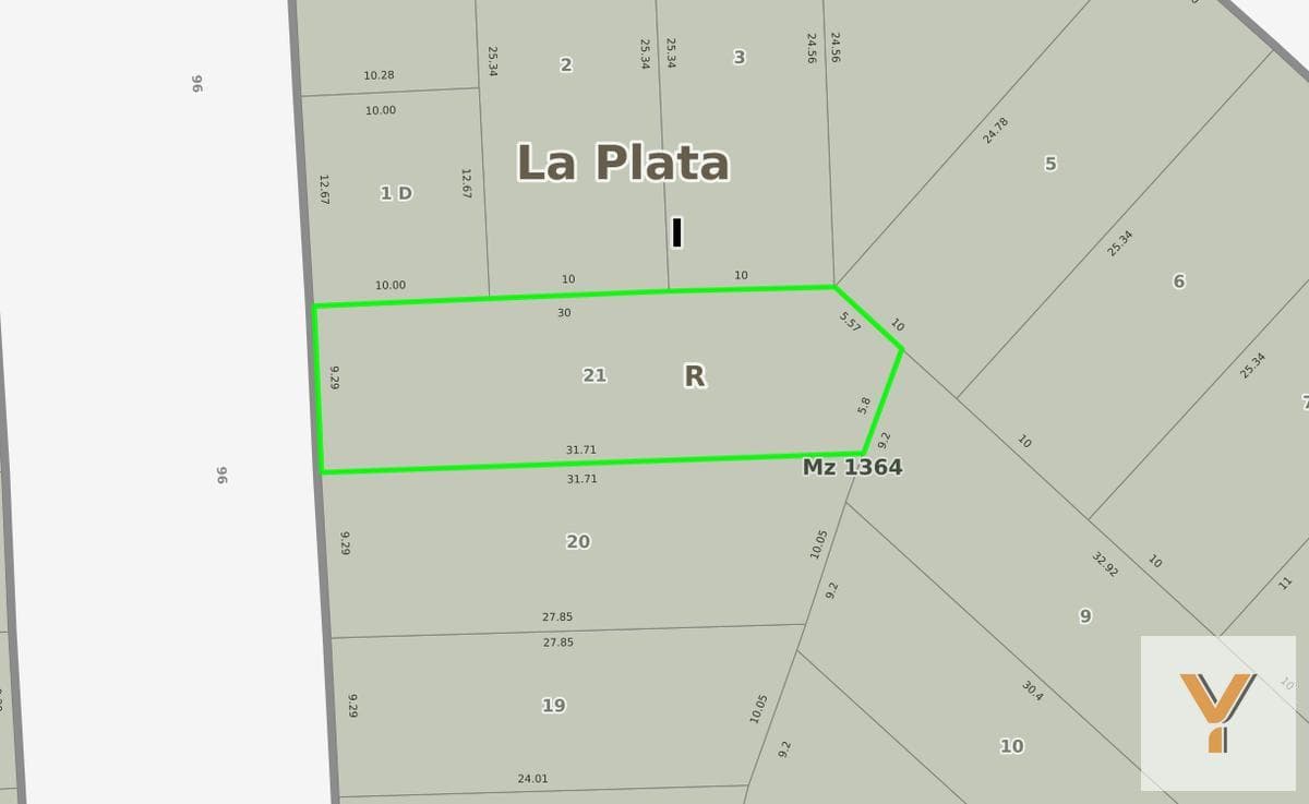 Land for Sale - 301 square meters - La Plata
