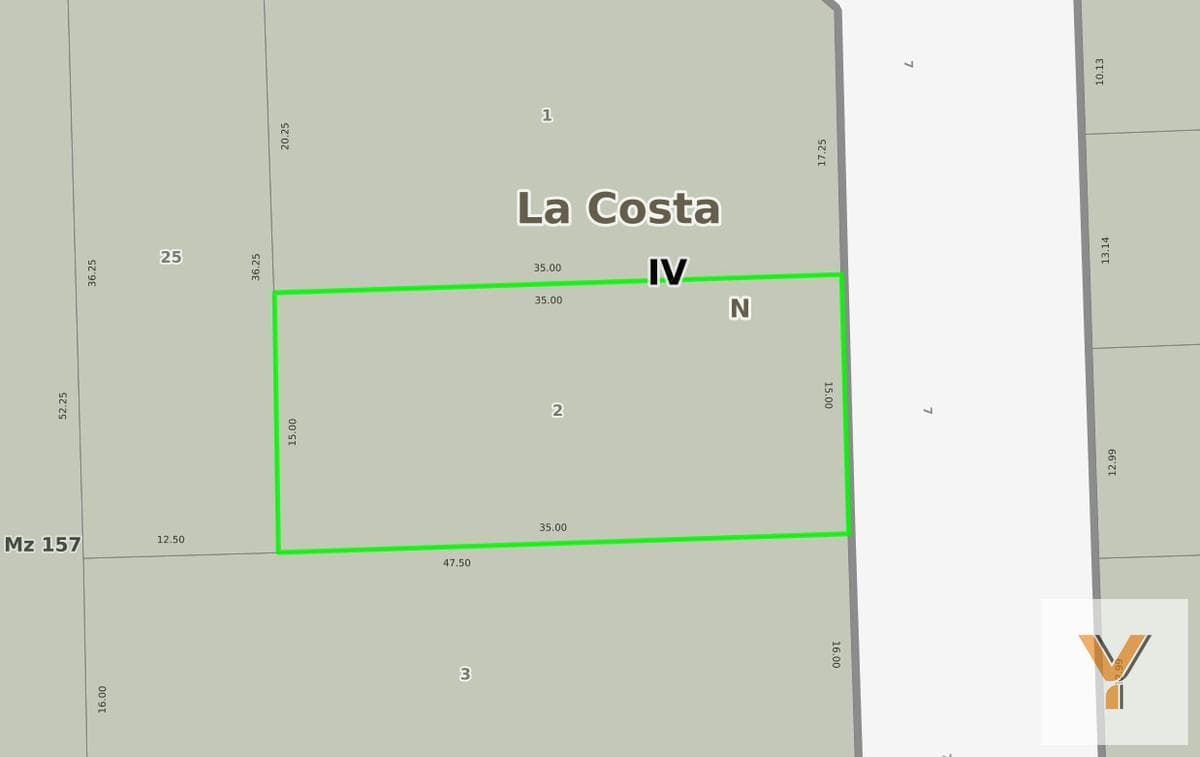 Land for Sale - 560 m² - Mar del Sur