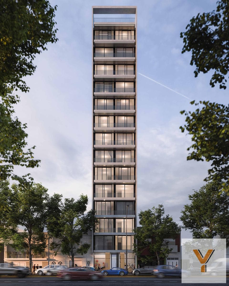 Apartment under construction—for sale—1 bedroom—back-facing—45 meters—Pozo—Avenida 7—La Plata