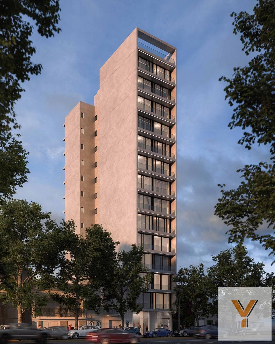 Apartment under construction—for sale—1 bedroom—back-facing—45 meters—Pozo—Avenida 7—La Plata