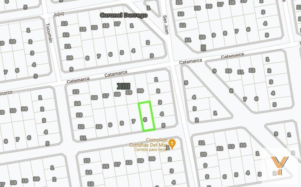 Lot for sale - 15 x 37.5 meters - 562 square meters - Balneario Marisol