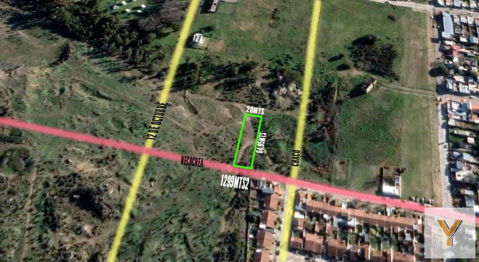 Land for sale - 1,299 m² total - Tandil