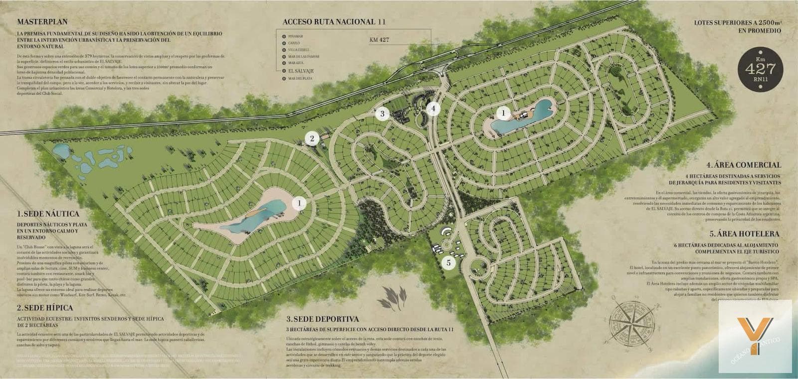 Land for Sale - 2,500 m² - El Salvaje, Mar de las Pampas