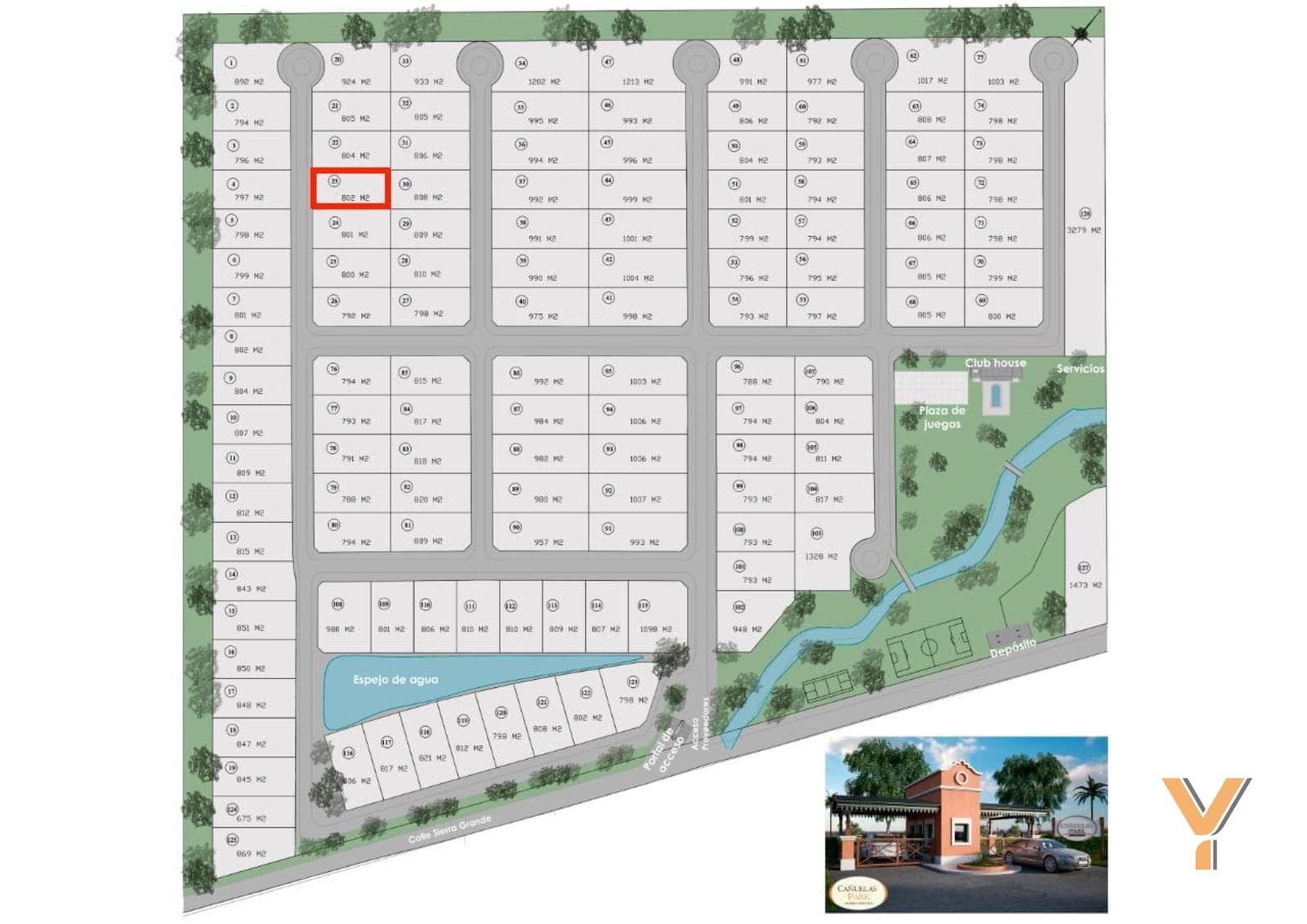 Land for Sale - 800 m² - Cañuelas