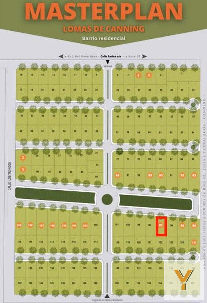 Land for Sale - 728 m² - Canning (Ezeiza)