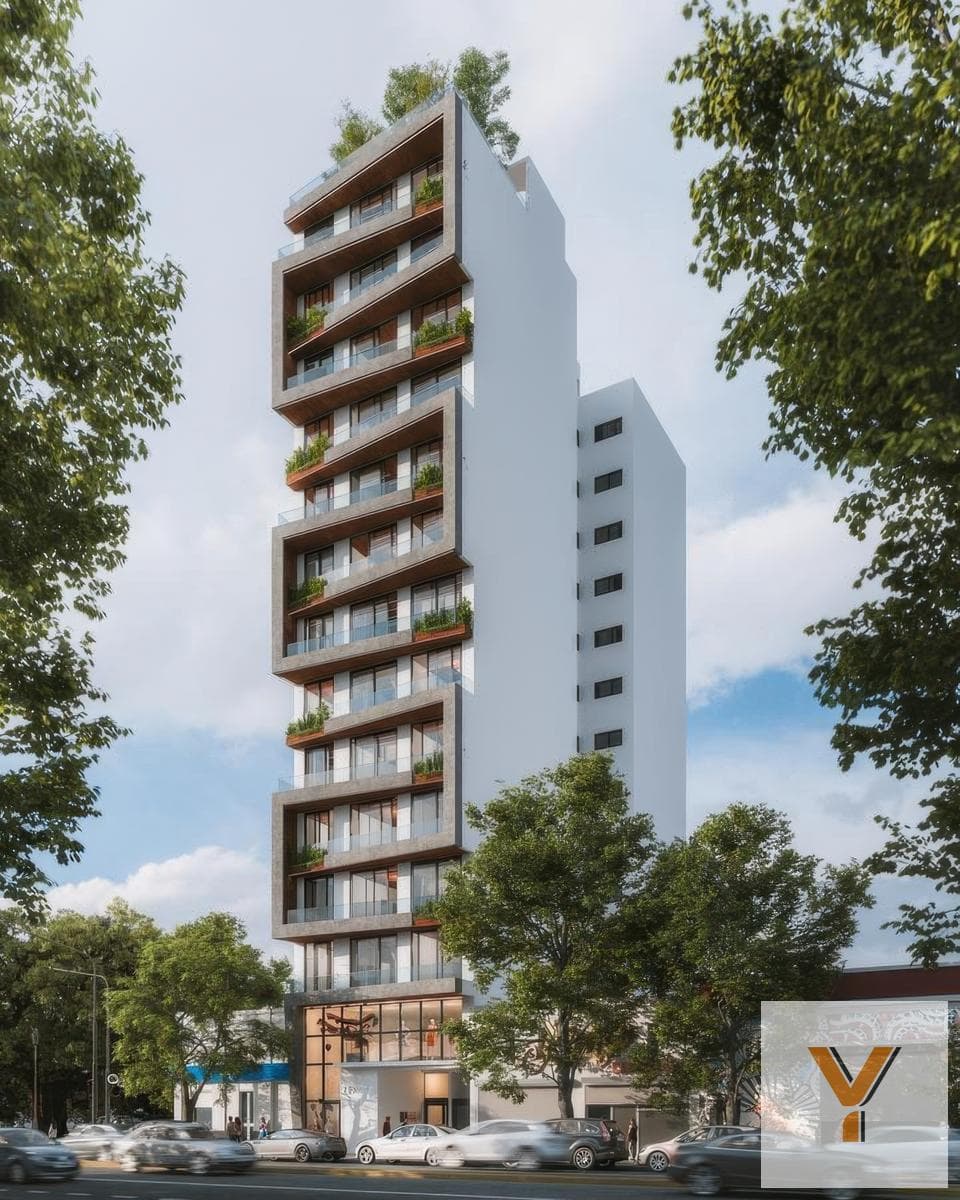 Apartment for sale (new construction)—2 bedrooms—71 m² total—La Plata—well—development.