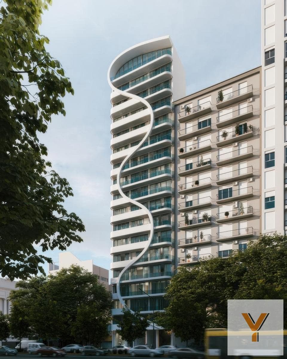 Apartment under construction—for sale—1 bedroom—42 m²—Microcentro, La Plata—pre-construction—development