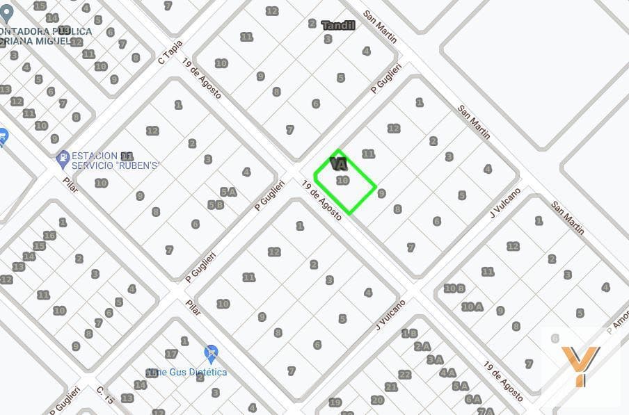 Land for Sale - Total Area: 870 m² - Gardey
